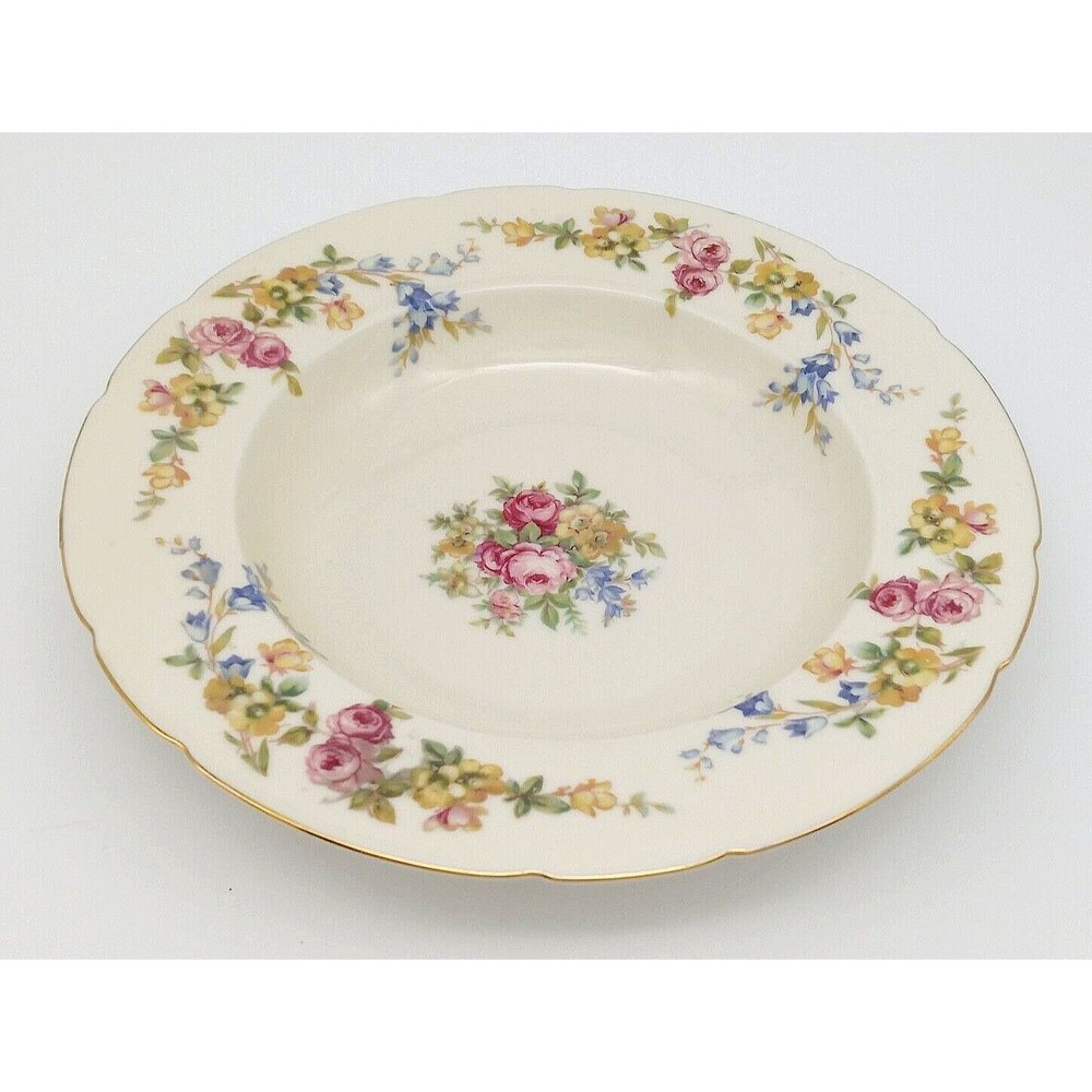 CCC Imperial Bohemian Porcelain China Salad Soup Bowl Germany Gold Trim Vintage